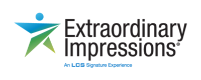 Extraordinary Impressions logo with tagline "An LCS Signature Experience"